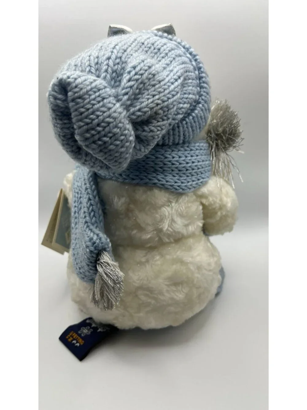 Snow Buddies Plush Snowman With Blue Knit Scarf & Hat 8